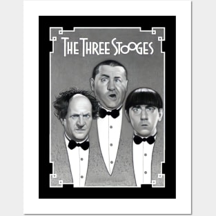 The three stooges t-shirt Posters and Art